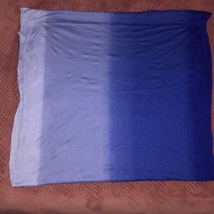 Blue ombré scarf